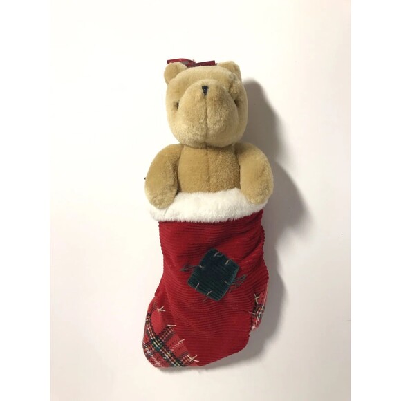 Disney Gund Classic Winnie the Pooh Plush In Christmas Stocking Small 11” - Picture 2 of 12